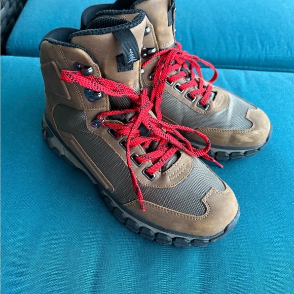 Bass Men\'s Brown and Red Hiking Boots main image 4